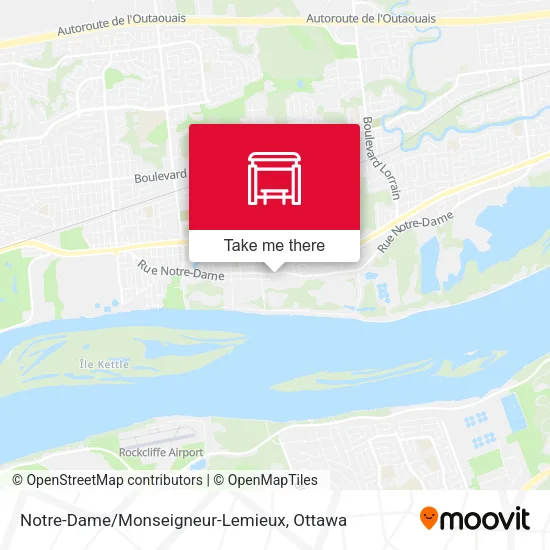 Notre-Dame/Monseigneur-Lemieux map