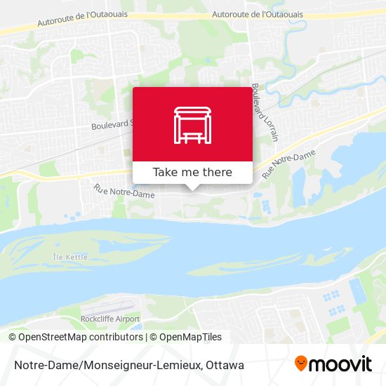 Notre-Dame/Monseigneur-Lemieux map