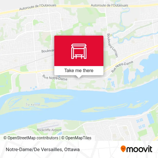 Notre-Dame/De Versailles map