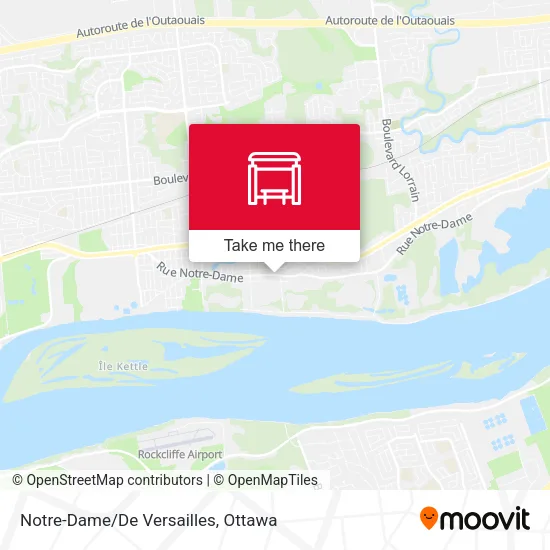 Notre-Dame/De Versailles map