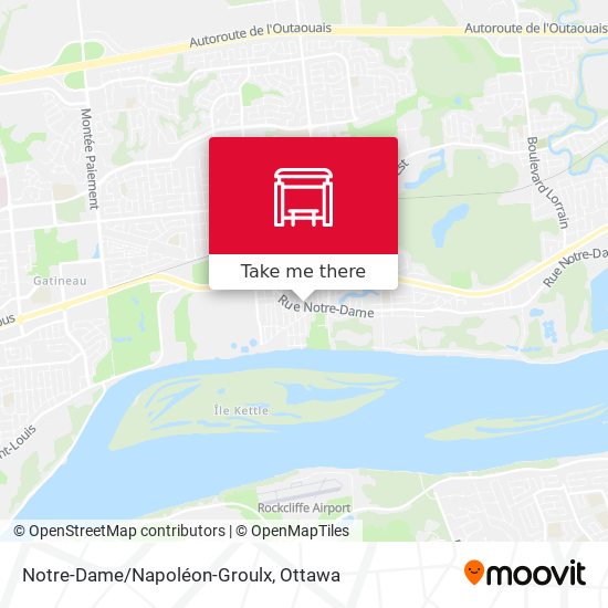 Notre-Dame/Napoléon-Groulx plan