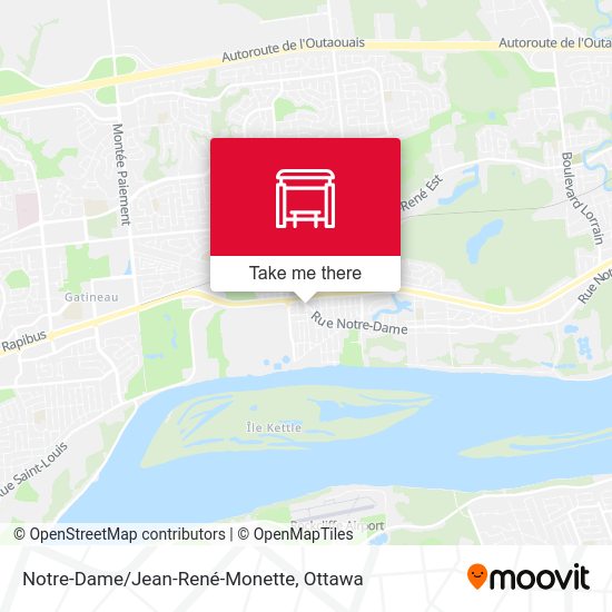 Notre-Dame/Jean-René-Monette plan
