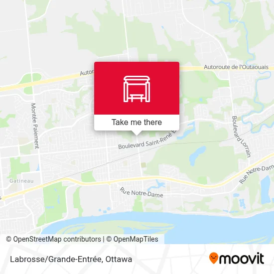 Labrosse/Grande-Entrée map