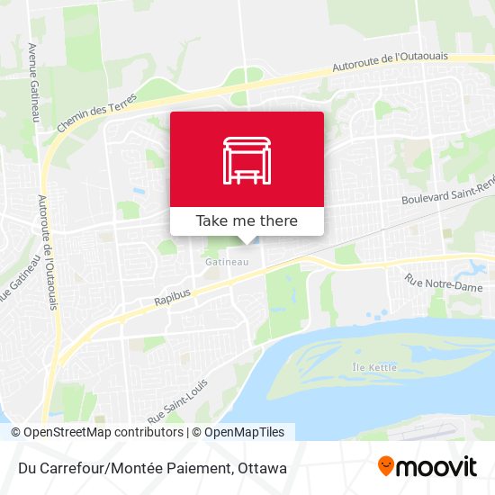 Du Carrefour/Montée Paiement map
