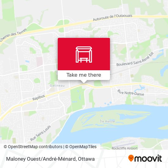 Maloney Ouest/André-Ménard map