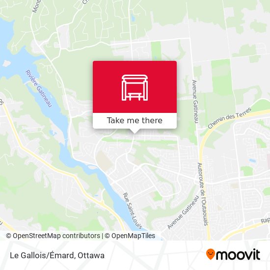 Le Gallois/Émard map