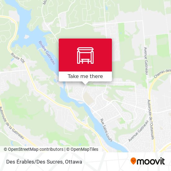 Des Érables/Des Sucres map