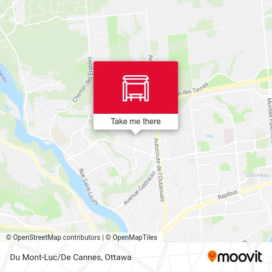 Du Mont-Luc/De Cannes map