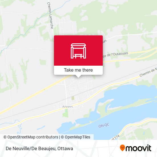 De Neuville/De Beaujeu map