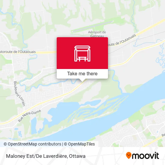 Maloney Est/De Laverdière map