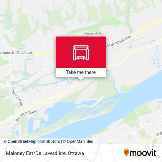 Maloney Est/De Laverdière map