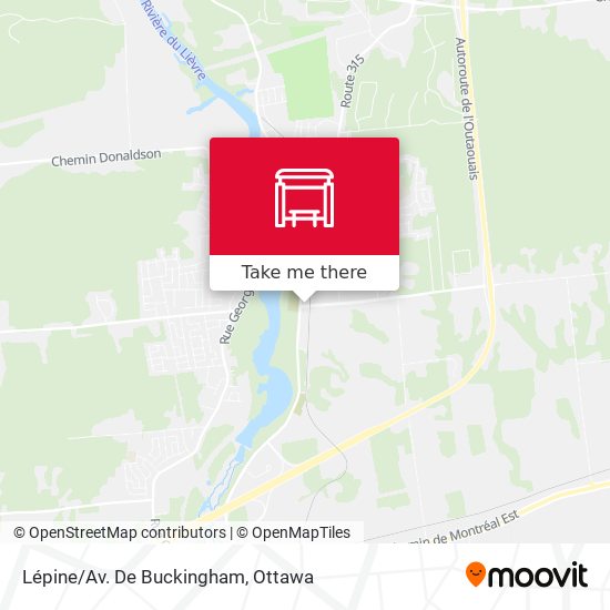 Lépine/Av. De Buckingham map