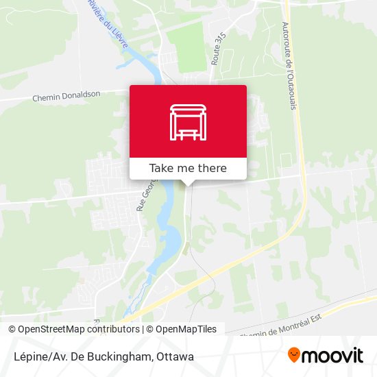Lépine/Av. De Buckingham map