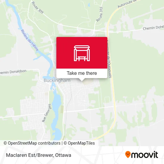 Maclaren Est/Brewer map