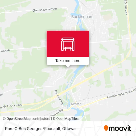 Parc-O-Bus Georges/Foucault plan