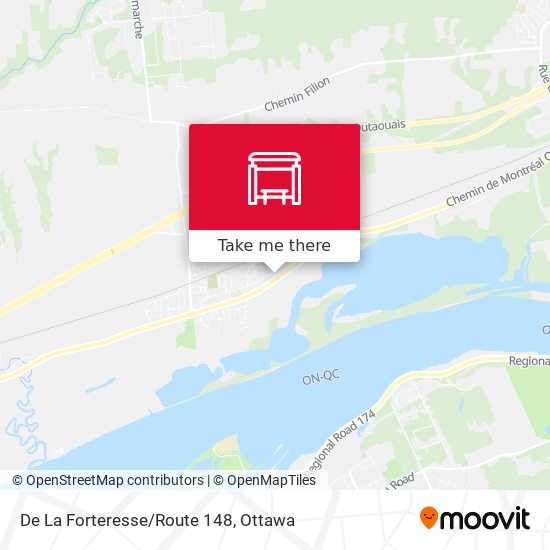 De La Forteresse/Route 148 plan