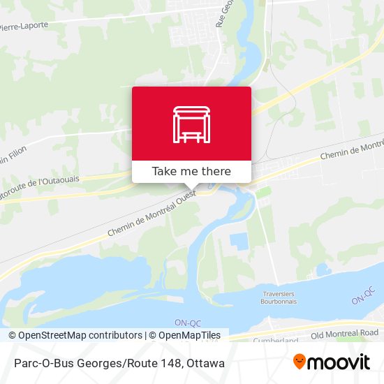 Parc-O-Bus Georges/Route 148 map
