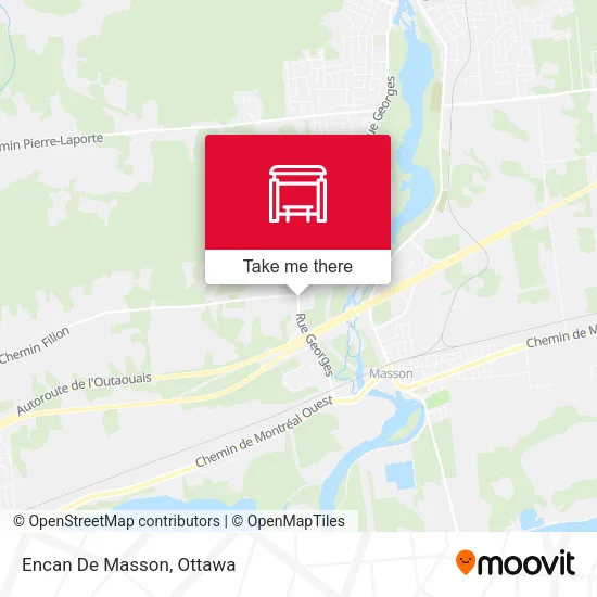 Encan De Masson map