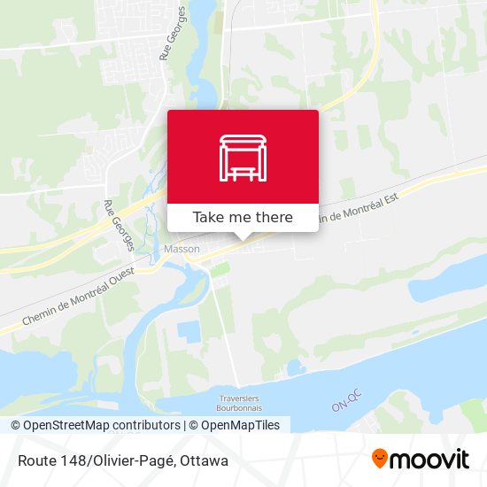 Route 148/Olivier-Pagé plan