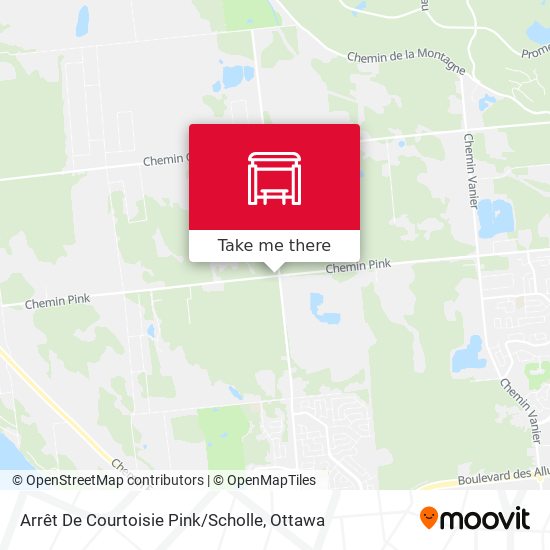 Arrêt De Courtoisie Pink / Scholle map