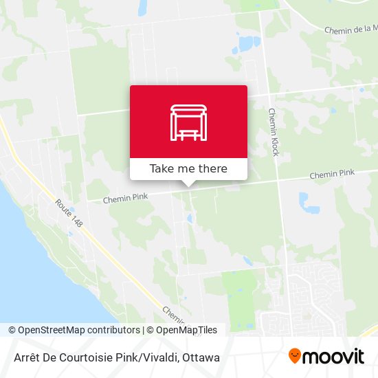 Arrêt De Courtoisie Pink / Vivaldi map