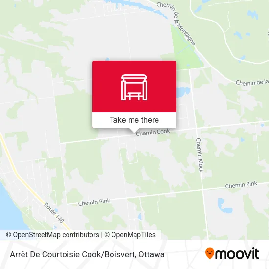 Arrêt De Courtoisie Cook / Boisvert map