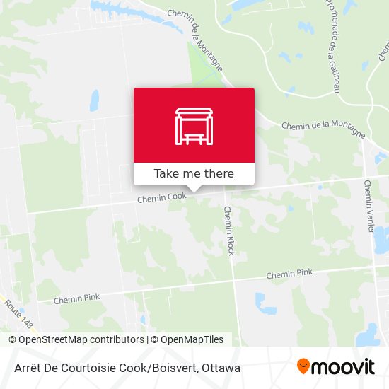 Arrêt De Courtoisie Cook / Boisvert map