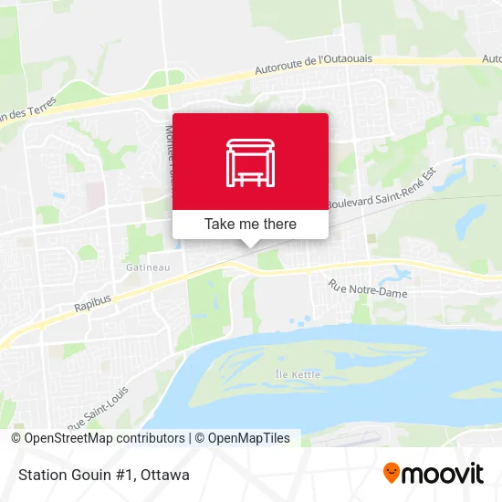 Station Gouin #1 map