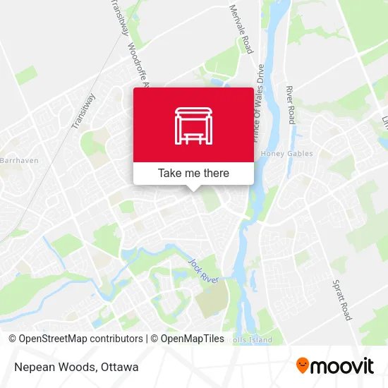 Nepean Woods map