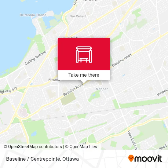 Baseline / Centrepointe map