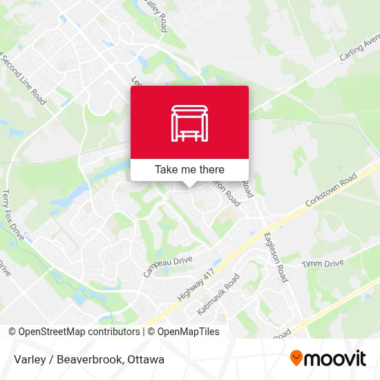 Varley / Beaverbrook map