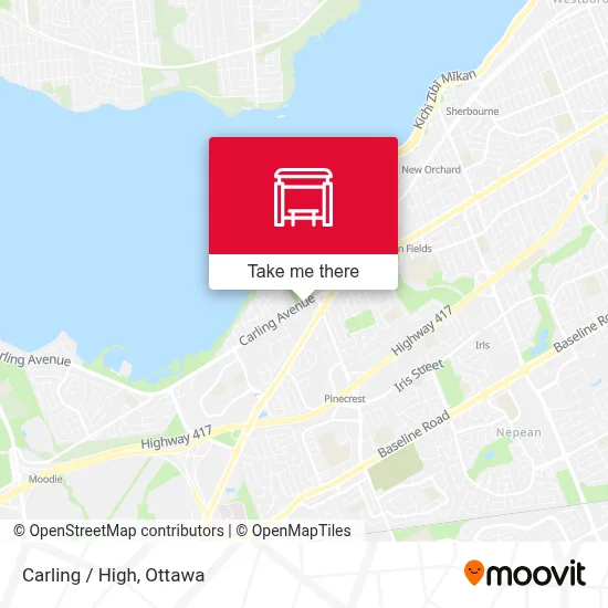 Carling / High map