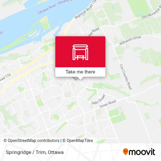 Springridge / Trim map