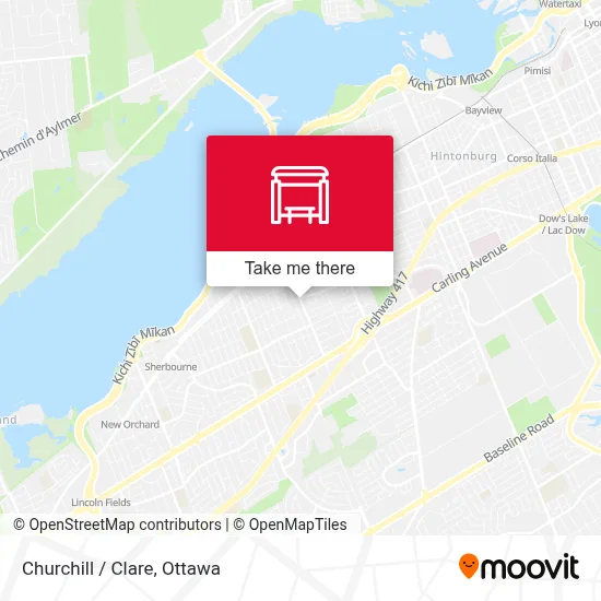 Churchill / Clare map