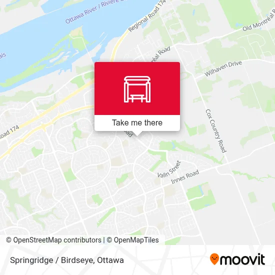 Springridge / Birdseye map
