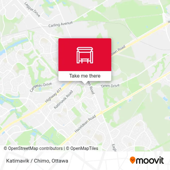 Katimavik / Chimo map