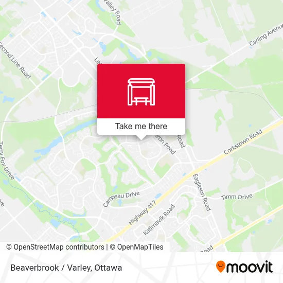 Beaverbrook / Varley map