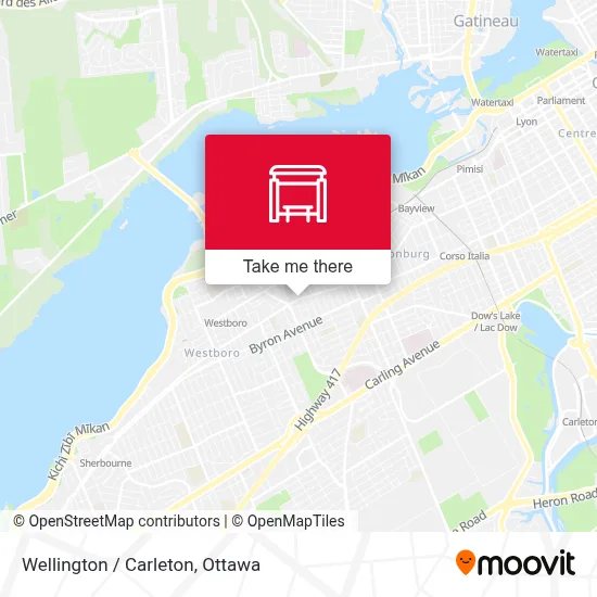 Wellington / Carleton map