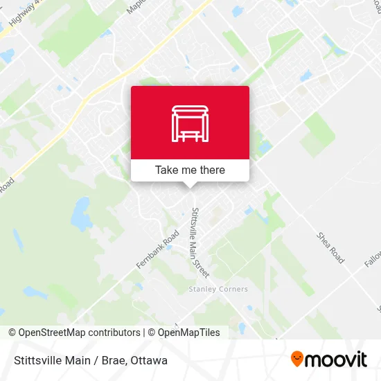 Stittsville Main / Brae map