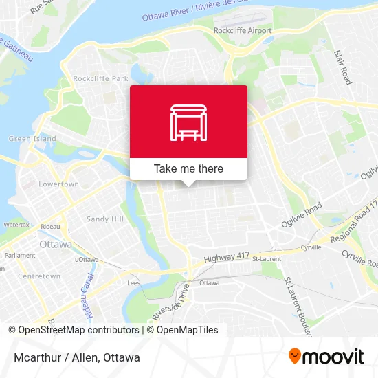 Mcarthur / Allen map