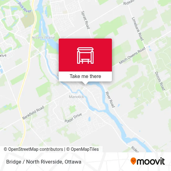 Bridge / North Riverside map