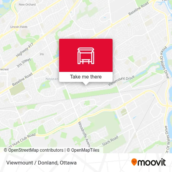 Viewmount / Donland map