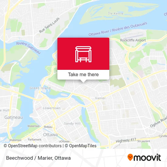 Beechwood / Marier map