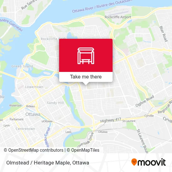 Olmstead / Heritage Maple map