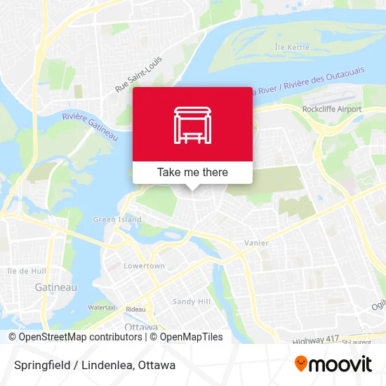 Springfield / Lindenlea map