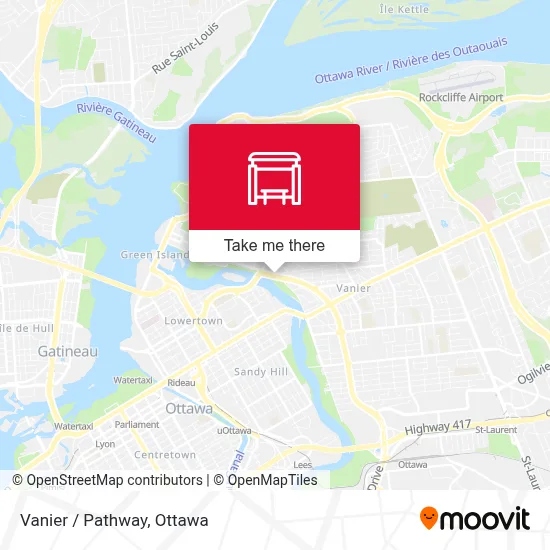 Vanier / Pathway map