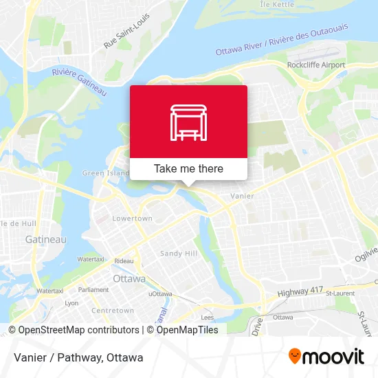 Vanier / Pathway map