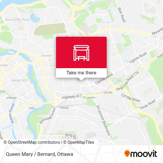 Queen Mary / Bernard map