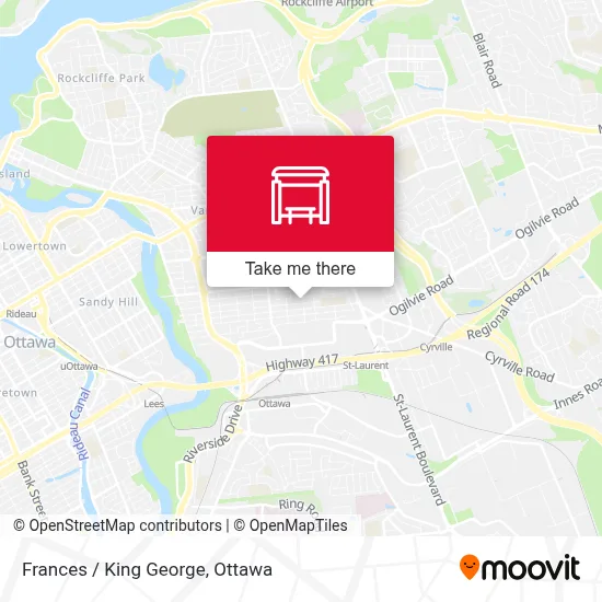 Frances / King George map