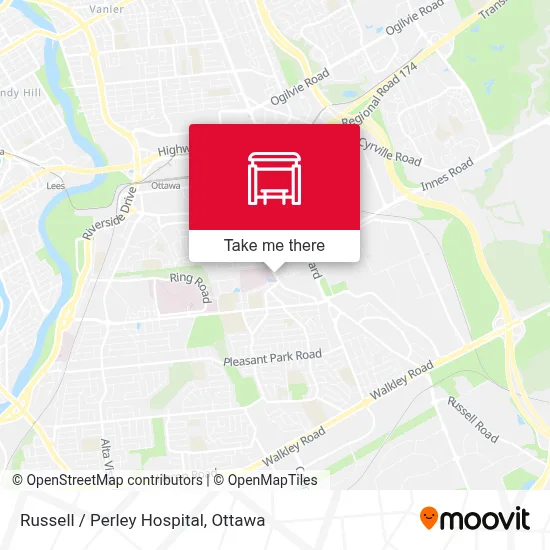 Russell / Perley Hospital map